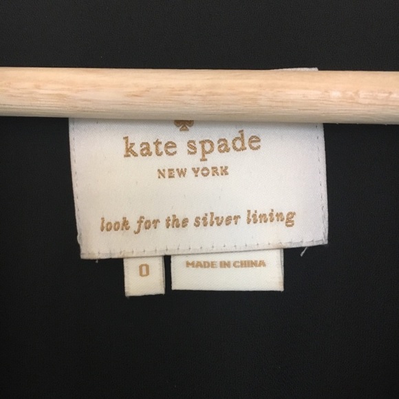 Kate Spade Flutter Sleeve Crepe Dress size 0 - Picture 4 of 4